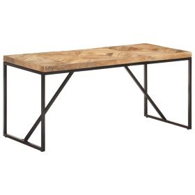 Mesa de comedor madera maciza de acacia y mango 160x70x76 cm en Mesas de comedor | Comprar online en Foru.es