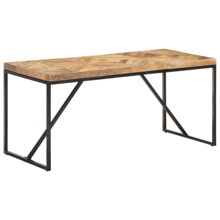 Mesa de comedor madera maciza de acacia y mango 160x70x76 cm en Mesas de comedor | Comprar online en Foru.es