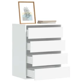 Cajonera de esquina madera de ingeniería blanca 60x41x76 cm de , Cajoneras - Ref: Foro24-852870, Precio: 106,10 €, Descuento: %