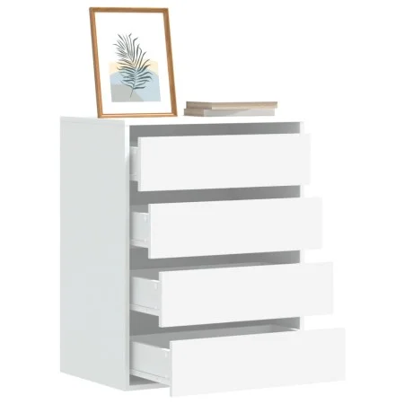 White engineered wood corner chest of drawers 60x41x76 cm by , Drawers - Ref: Foro24-852870, Price: 106,10 €, Discount: %
