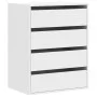 White engineered wood corner chest of drawers 60x41x76 cm by , Drawers - Ref: Foro24-852870, Price: 106,10 €, Discount: %