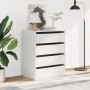 Cajonera de esquina madera de ingeniería blanca 60x41x76 cm de , Cajoneras - Ref: Foro24-852870, Precio: 99,17 €, Descuento: %