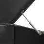 Cobertizo de 3 contenedores de basura acero negro 207x79x117 cm de , Soportes para contenedores de residuos - Ref: Foro24-327...
