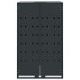 Cobertizo para 6 cubos de basura acero antracita 414x79x117 cm de , Soportes para contenedores de residuos - Ref: Foro24-3279...