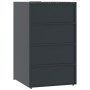 Cobertizo para 6 cubos de basura acero antracita 414x79x117 cm de , Soportes para contenedores de residuos - Ref: Foro24-3279...