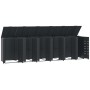 Cobertizo para 6 cubos de basura acero antracita 414x79x117 cm de , Soportes para contenedores de residuos - Ref: Foro24-3279...