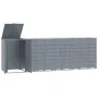 Cobertizo de 5 contenedores de basura acero gris 345x79x117 cm de , Soportes para contenedores de residuos - Ref: Foro24-3279...
