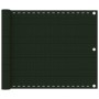 Toldo para balcón HDPE verde oscuro 75x300 cm de vidaXL, Sombrillas - Ref: Foro24-310968, Precio: 16,07 €, Descuento: %