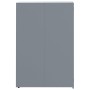 Cobertizo de 5 contenedores de basura acero gris 345x79x117 cm de , Soportes para contenedores de residuos - Ref: Foro24-3279...