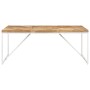 Mesa de comedor madera maciza de acacia y mango 180x90x76 cm en Mesas de comedor | Comprar online en Foru.es