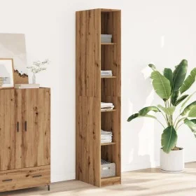 Armario de madera de ingeniería roble artesanal 30x50x200 cm de , Armarios roperos - Ref: Foro24-3307710, Precio: 122,19 €, D...