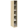 Armario de madera de ingeniería roble Sonoma 30x50x200 cm de , Armarios roperos - Ref: Foro24-3307704, Precio: 140,66 €, Desc...