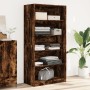 Armario madera contrachapada color roble ahumado 100x50x200 cm de , Armarios roperos - Ref: Foro24-3307733, Precio: 172,97 €,...