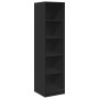 Armario de madera contrachapada negro 50x50x200 cm de , Armarios roperos - Ref: Foro24-3307712, Precio: 154,20 €, Descuento: %