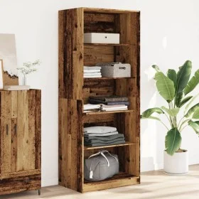 Armario de madera de ingeniería madera envejecida 80x50x200 cm de , Armarios roperos - Ref: Foro24-3307727, Precio: 161,97 €,...