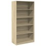 Armario madera contrachapada color roble Sonoma 100x50x200 cm de , Armarios roperos - Ref: Foro24-3307731, Precio: 195,23 €, ...