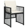 Set de comedor jardín 11 pzas con cojines ratán sintético negro de , Conjuntos de jardín - Ref: Foro24-3210786, Precio: 476,2...