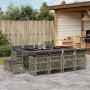 Set comedor de jardín con cojines 13 pzas ratán sintético gris de , Conjuntos de jardín - Ref: Foro24-3210800, Precio: 669,89...