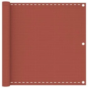 Toldo para balcón HDPE terracota 90x500 cm de vidaXL, Sombrillas - Ref: Foro24-310950, Precio: 20,06 €, Descuento: %
