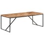 Mesa de comedor madera maciza de acacia y mango 200x90x76 cm en Mesas de comedor | Comprar online en Foru.es
