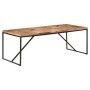 Mesa de comedor madera maciza de acacia y mango 200x90x76 cm en Mesas de comedor | Comprar online en Foru.es