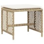 Set comedor de jardín con cojines 15 pzas ratán sintético beige de , Conjuntos de jardín - Ref: Foro24-3210814, Precio: 800,6...