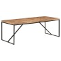 Mesa de comedor madera maciza de acacia y mango 200x90x76 cm en Mesas de comedor | Comprar online en Foru.es
