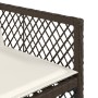 Set muebles de jardín 13 pzas y cojines ratán sintético marrón de , Conjuntos de jardín - Ref: Foro24-3210765, Precio: 835,30...