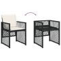 Set comedor de jardín con cojines 13 pzas ratán sintético negro de , Conjuntos de jardín - Ref: Foro24-3210771, Precio: 1,00 ...