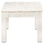 Mesa de centro de madera maciza de mango blanca 110x60x45 cm en Mesas de centro | Comprar online en Foru.es