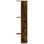 Estantería pared esquina madera roble ahumado 36,5x36,5x140 cm de , Estantes y estanterías - Ref: Foro24-852631, Precio: 49,2...
