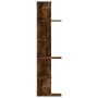 Estantería pared esquina madera roble ahumado 36,5x36,5x140 cm de , Estantes y estanterías - Ref: Foro24-852631, Precio: 49,2...