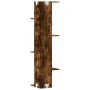 Estantería pared esquina madera roble ahumado 36,5x36,5x140 cm de , Estantes y estanterías - Ref: Foro24-852631, Precio: 49,2...