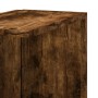 Estantería pared esquina madera roble ahumado 36,5x36,5x140 cm de , Estantes y estanterías - Ref: Foro24-852631, Precio: 49,2...