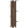 Estantería pared de esquina madera marrón roble 36,5x36,5x140cm de , Estantes y estanterías - Ref: Foro24-852633, Precio: 54,...