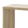 Estantería de pared de esquina madera roble Sonoma 45x45x147 cm de , Estantes y estanterías - Ref: Foro24-852638, Precio: 51,...
