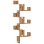 Estantería de pared esquina madera roble artisan 45x45x147 cm de , Estantes y estanterías - Ref: Foro24-852644, Precio: 57,10...