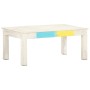 Mesa de centro de madera maciza de mango blanca 110x60x45 cm en Mesas de centro | Comprar online en Foru.es