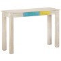 Mesa consola de madera de mango rugosa blanca 115x35x77 cm en Mesas auxiliares | Comprar online en Foru.es