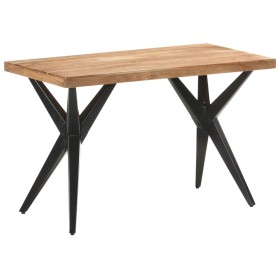 Mesa de comedor de madera maciza de acacia 120x60x76 cm en Mesas de comedor | Comprar online en Foru.es