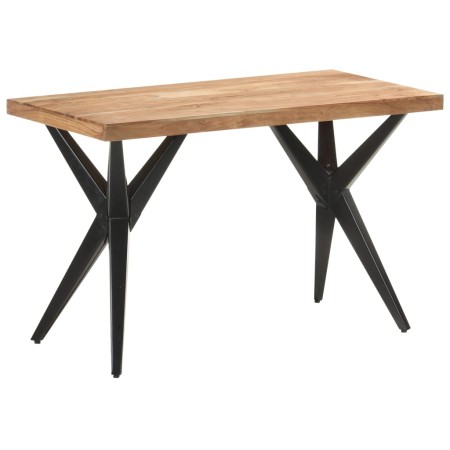 Mesa de comedor de madera maciza de acacia 120x60x76 cm en Mesas de comedor | Comprar online en Foru.es