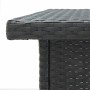 Mesa y taburetes altos jardín 5 pzas y cojines ratán PE negro de , Conjuntos de jardín - Ref: Foro24-3261503, Precio: 488,03 ...