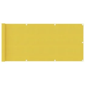 Gelbe HDPE-Balkonmarkise 75x500 cm von vidaXL, Sonnenschirme - Ref: Foro24-310994, Preis: 10,94 €, Rabatt: %