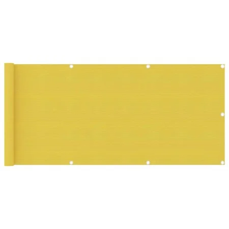 Yellow HDPE balcony awning 75x500 cm by vidaXL, Umbrellas - Ref: Foro24-310994, Price: 10,94 €, Discount: %