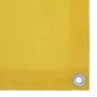 Toldo para balcón HDPE amarillo 75x500 cm de vidaXL, Sombrillas - Ref: Foro24-310994, Precio: 11,01 €, Descuento: %