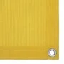 Yellow HDPE balcony awning 75x500 cm by vidaXL, Umbrellas - Ref: Foro24-310994, Price: 10,94 €, Discount: %