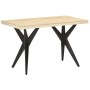 Mesa de comedor de madera maciza de mango 120x60x76 cm en Mesas de comedor | Comprar online en Foru.es