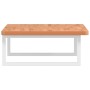 Estante de lavabo de pared de acero y madera maciza de haya de , Tocadores de baño - Ref: Foro24-3302448, Precio: 105,45 €, D...