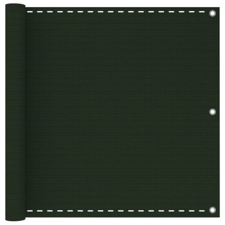 Toldo para balcón HDPE verde oscuro 90x500 cm de vidaXL, Sombrillas - Ref: Foro24-310974, Precio: 21,86 €, Descuento: %