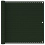 Toldo para balcón HDPE verde oscuro 90x500 cm de vidaXL, Sombrillas - Ref: Foro24-310974, Precio: 21,86 €, Descuento: %
